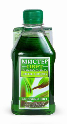 "Містер-Квіт" Антихлороз добрива для листяних рослин 300 мл "Гілєя" 