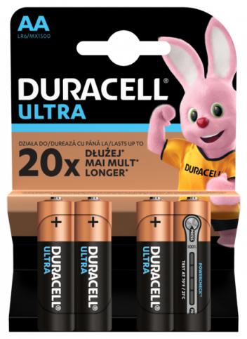 Батарейки Duracell Ultra, LR6, 4bl