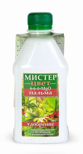 "Містер-Квіт" Пальма добрива для листяних рослин 300 мл "Гілєя"