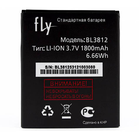 Акумулятор BL3812 для Fly IQ4416 Era Life 5, 1800 mAh, фото 2