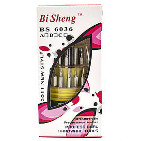 Набір викруток BiSheng BS-6036 для розбирання телефонів, планшетів, плеєрів, фото 2