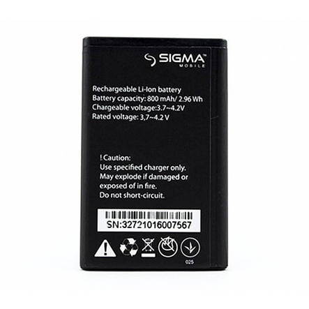 Акумулятор X-Style 11 для Sigma Mobile X-Style 11 (Original) 800mAh, фото 2