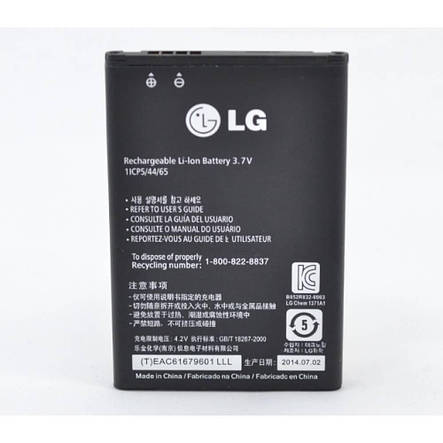 Акумулятор BL-44JN для LG P970, P690, E730, P698, C660, E510, E400, E610, E405, A290, E615, E435, E430, E435, E475, 1540мАһ, фото 2