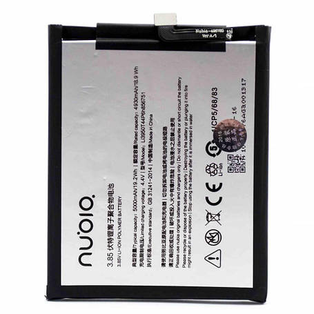 Акумулятор Li3950T44P6h856751 для ZTE nubia N2 (Original) 5000mAh, фото 2