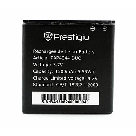 Акумулятор PAP4044 для Prestigio MultiPhone 4044 DUO, 1500 мAh, фото 2