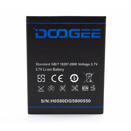 Акумулятор B-DG580 для DOOGEE Kissme DG580, 2500мАһ, фото 2