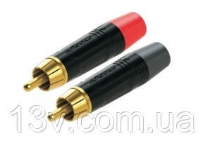 Роз'єм Roxtone RF2C-BG RCA male (тато) тюльпан