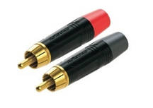 Роз'єм Roxtone RF2C-BG RCA male (тато) тюльпан