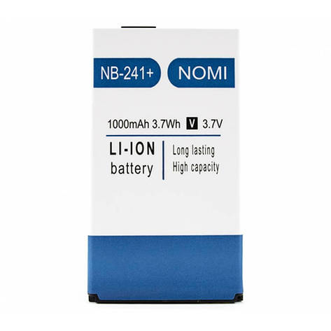 Акумулятор NB-241 для Nomi i241, Nomi 241+ (ORIGINAL) 1000mAh, фото 2
