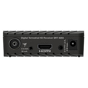 Цифровий ефірний приймач тюнер DVB-T2 Strong SRT 8203 HD, Black, фото 2