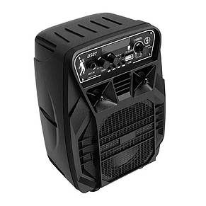 Портативна bluetooth-колонка HOCO DS07 з мікрофоном, Black, фото 2