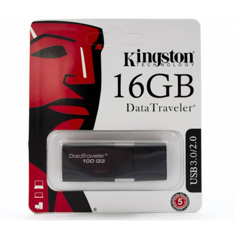 USB Флешка Kingstone DataTraveler 100G3 16Gb USB 3.0 / 2.0