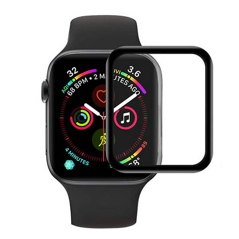 Захисна плівка 3D Flexible Tempered Glass для Apple Watch 44mm, Black, фото 2