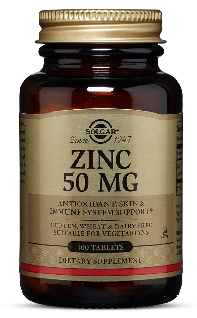 Solgar Zinc 50 mg 100 tabs