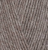 Пряжа Лана голд 800 Alize 240 кофейный меланж