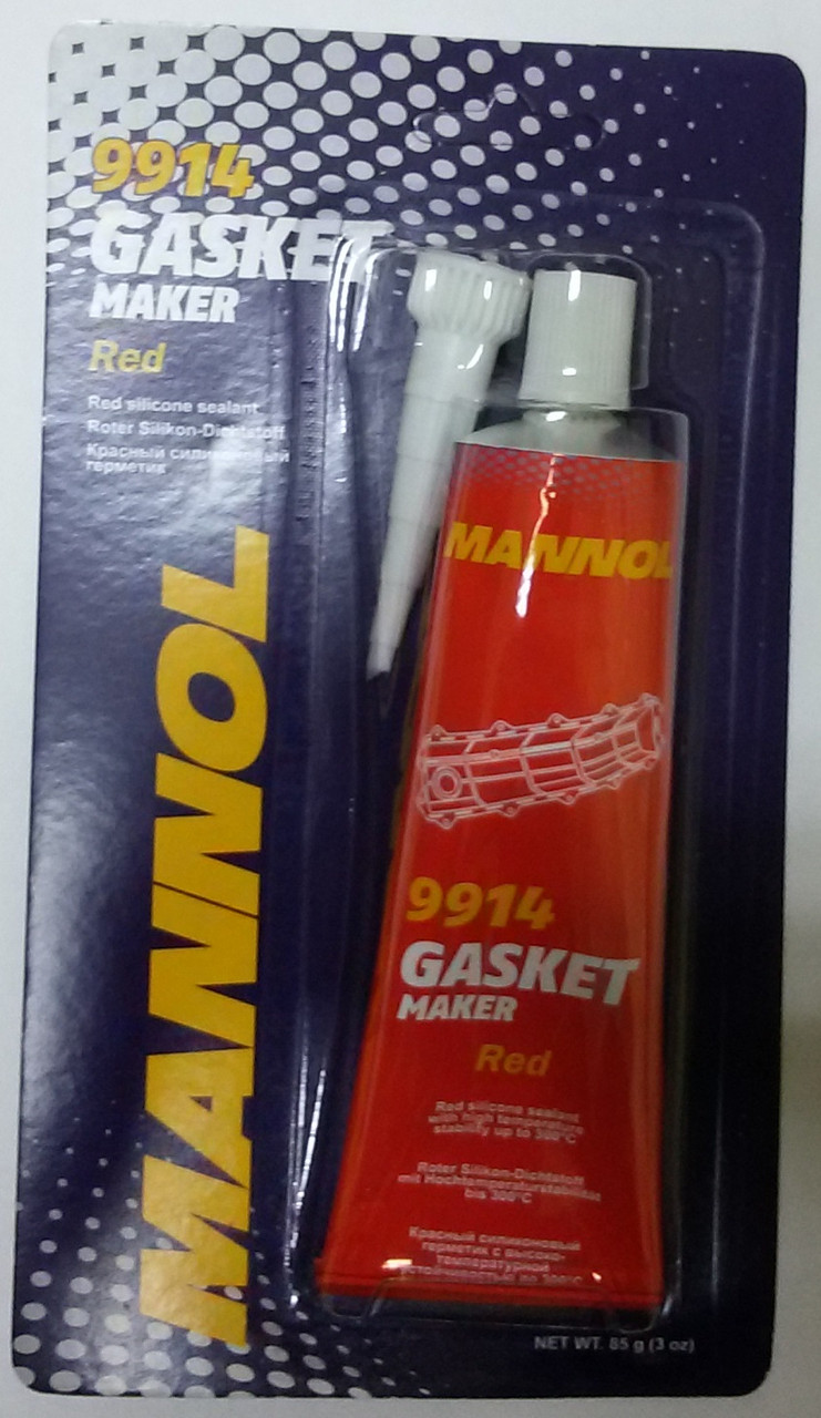 Червоний силіконовий герметик 9914 (GASKET MAKER RED 85G)