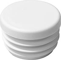 Заглушка пластиковая круглая 28 белая, собственное производство, торговая марка "Farutti