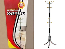 Металева підлогова вішалка стійка для одягу триногая Coat Rack 16 крючков, фото 2