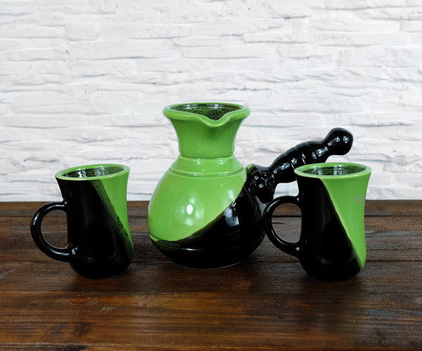 Турка Авангард кераміка 300 мл з двома чашками, фото 1