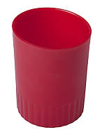 Стакан-подставка для ручек Buromax JOBMAX пластиковый красный (BM.6351-05)