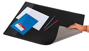 Підкладка настільна Panta Plast 652х512 мм PVC з кишенею чорна (0318-0013-01)