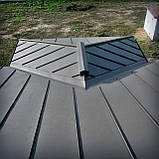 Фальц з кольрового бляха Фальцева покрівля зі сталі з полімерним покриттям Пристрій, фото 4