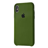 Чехол Silicone Case Iphone X/Xs army green