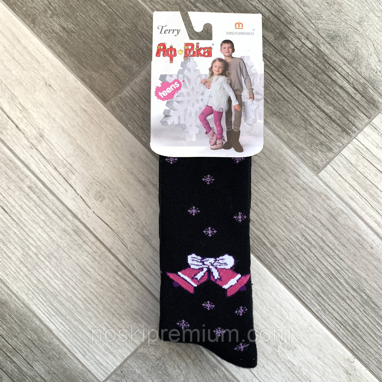 Колготки дитячі махрові х/б Африка, Місюренко, 20 розмір, 128-134 см, 6-8 років, 07367, фото 1