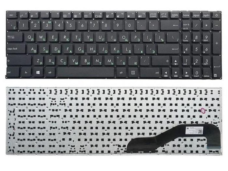 Клавіатура для ноутбука Asus x540 r540s RU чорна нова
