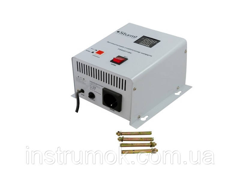 Стабілізатор напруги релейний Sturm PS93011RV, 1000 ВА