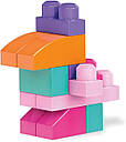 Конструктор Mega Bloks First Builders 60 деталей Рожевий DCH54, фото 5