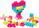 Конструктор Mega Bloks First Builders 60 деталей Рожевий DCH54, фото 9