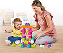 Конструктор Mega Bloks First Builders 60 деталей Рожевий DCH54, фото 11