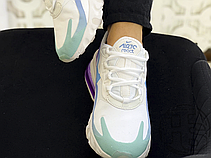 Жіночі кросівки Nike Air Max 270 React Gradient Shift White/Blue-Purple AT6174-102, фото 3