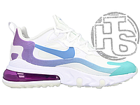 Женские кроссовки Nike Air Max 270 React Gradient Shift White/Blue-Purple AT6174-102