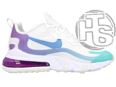 Жіночі кросівки Nike Air Max 270 React Gradient Shift White/Blue-Purple AT6174-102, фото 1