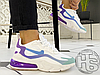 Жіночі кросівки Nike Air Max 270 React Gradient Shift White/Blue-Purple AT6174-102, фото 9