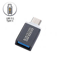 Адаптер Olaf OTG Type-C - USB 3.1. Переходник для соединения устройств Type-C OTG адаптер V5YU