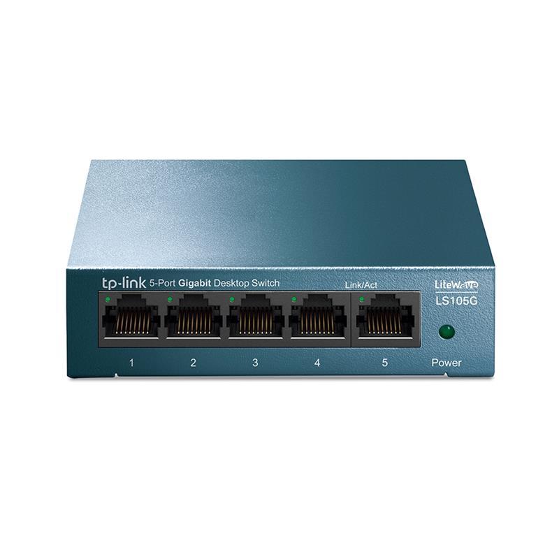 Комутатор TP-Link LS105G (5хGE, метал)