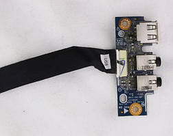 Дод. плата ASUS K53U, K53BT, X53U, K53Z, A53Z, A53U, K43T Плата USB, audio (ls7322p, 435NOU88) б/в