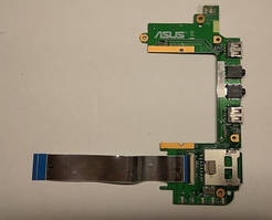 Дод. плата Asus Eee PC 1201n Плата USB, Audio, кардрідер, кнопка включення (60-0a1vi02000-c01) б/в