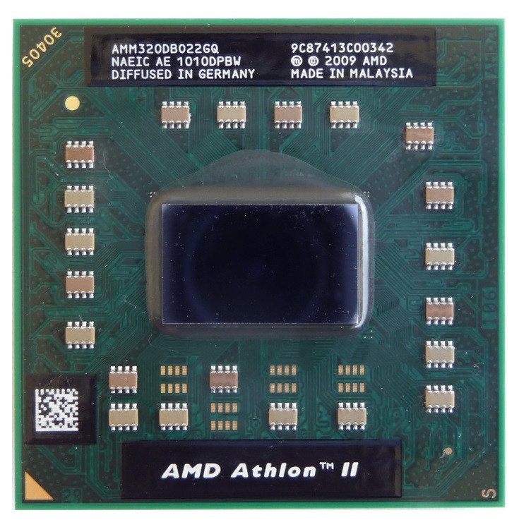 Процесор для ноутбука S1GEN3 AMD Athlon II M320 2x2,1Ghz 1Mb Cache 3200Mhz Bus б/в