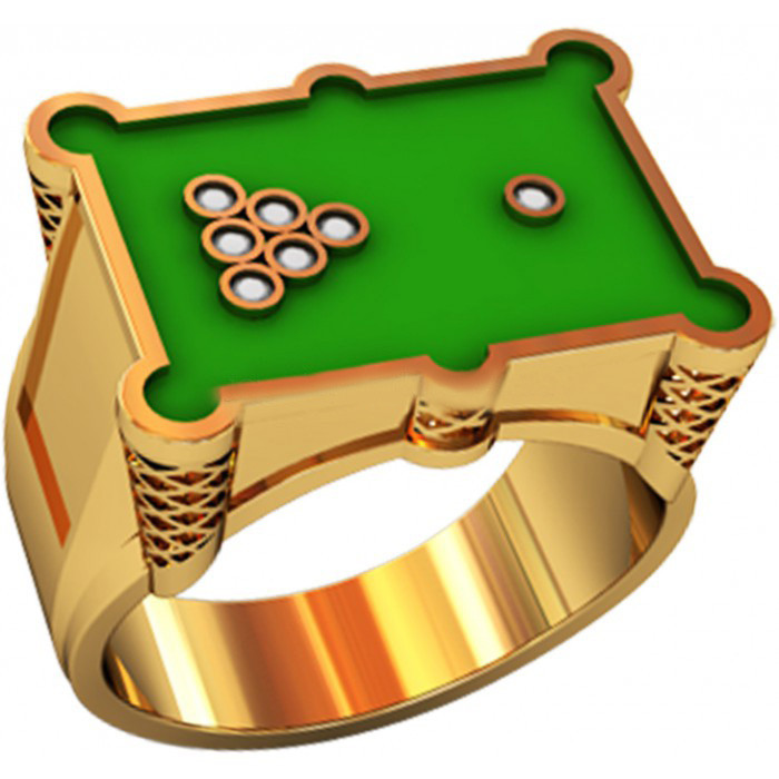 Більярд Кільце-пензель печатка