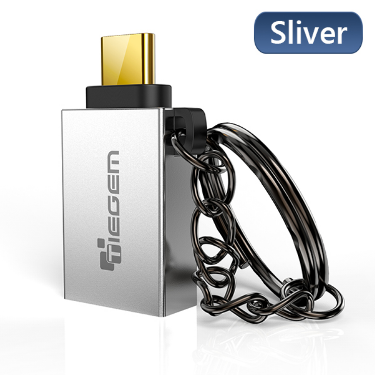 Адаптер Tiegem OTG Type-C – USB 3.0. Перехідник для з'єднання пристроїв Type-C OTG адаптер C2