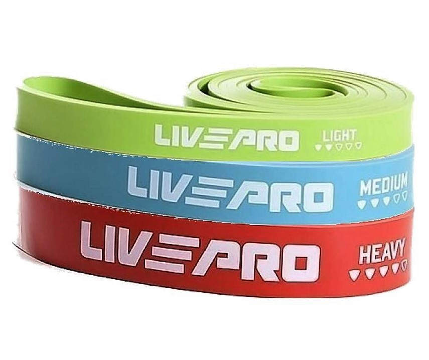 Набір еспандер-петлі LivePro SUPER BAND для підтягування, турніка, воркаута, фітнесу та тренувань.