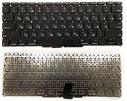 Клавіатура для ноутбука Apple MacBook Air A1370 small enter RU чорна нова