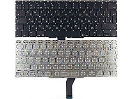 Клавіатура для ноутбука Apple MacBook Air A1370 big enter RU чорна нова #