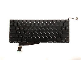 Клавіатура для ноутбука Apple MacBook Pro A1286 small enter (2008) RU чорна нова
