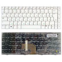 Клавіатура для ноутбука Asus M9, R1, S7, W5, W5000, W6, W7, W7000, Z35 RU біла нова