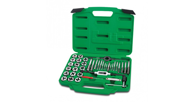 Набір мітчиків та плашок 40 од. M3~M12 TOPTUL JGAI4001 Набір мітчиків та плашок 40 од. M3~M12 TOPTUL JGAI4001